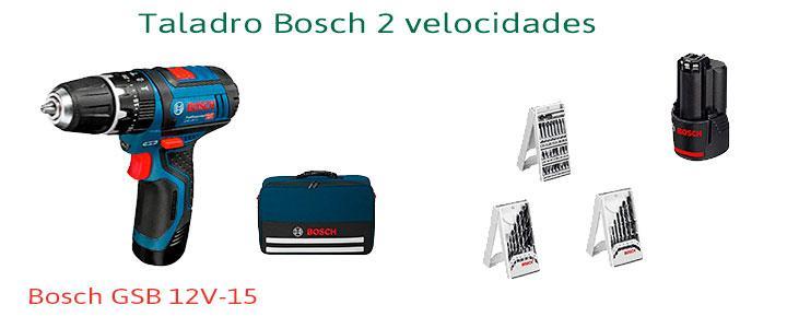 Taladro Bosch 2 velocidades